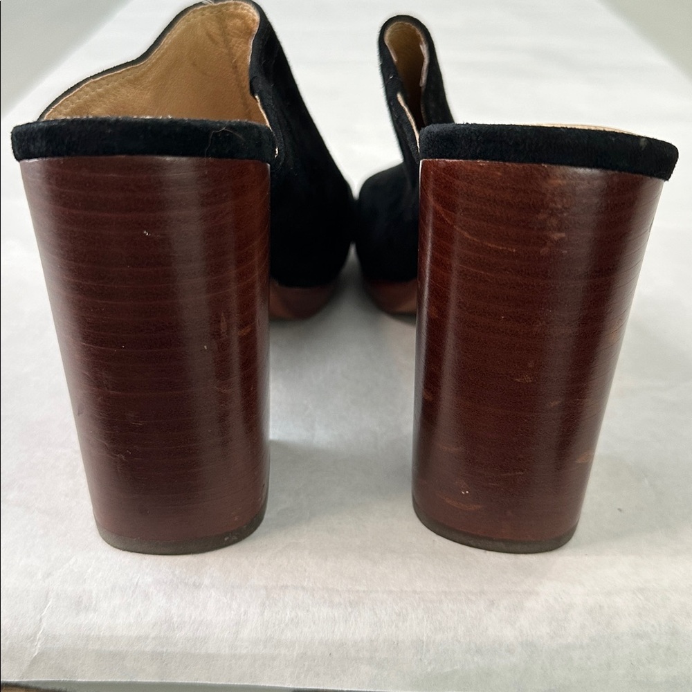 Frye Karissa Black Suede Mule - Picture 5 of 11